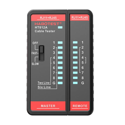  HABOTEST HT812A RJ11/RJ45 Cable Tester