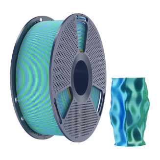  Filament SUNLU PLA+ Silk Dual Color 1.75mm 1kg (blue-green) - 2