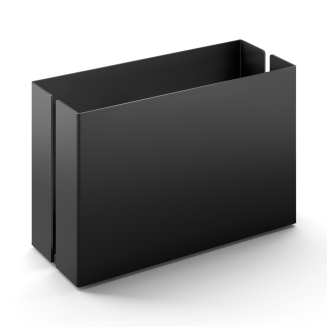  Zack Potes Bathroom Container Black 9x6x15 cm - 2