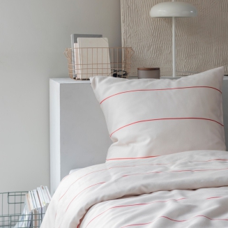 Pościel Mette Ditmer ALIGN Bright Red & Sand 140×200 cm - 2