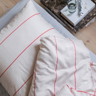 Pościel Mette Ditmer ALIGN Bright Red & Sand 140×200 cm - 3