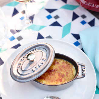 Mini garnek żeliwny owalny Staub - 250 ml, Grafitowy - 2