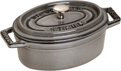 Mini garnek żeliwny owalny Staub - 250 ml, Grafitowy | BESTSELLER
