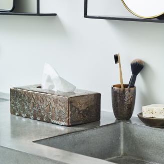  Aquanova Ugo Vintage bronze bathroom tray - 4