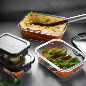  Gefu Milo rectangular glass food container, 600 ml - 2