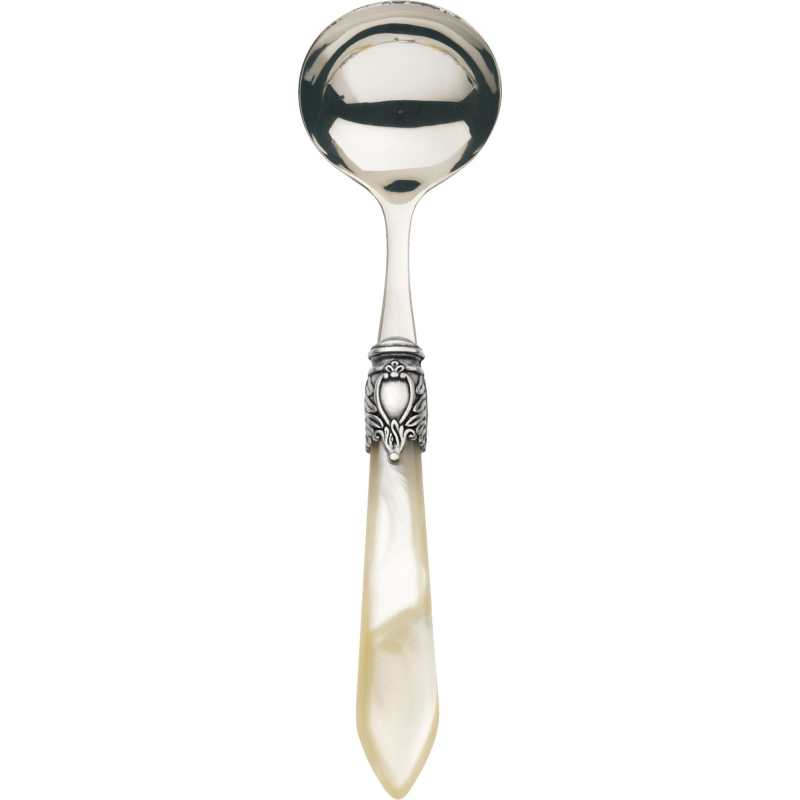 Łyżka do sosów Casa Bugatti Oxford Ivory/Old Silver