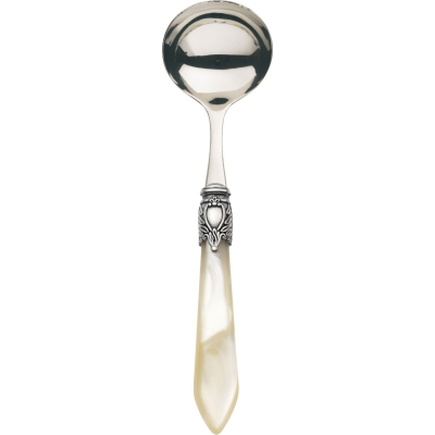 Łyżka do sosów Casa Bugatti Oxford Ivory/Old Silver