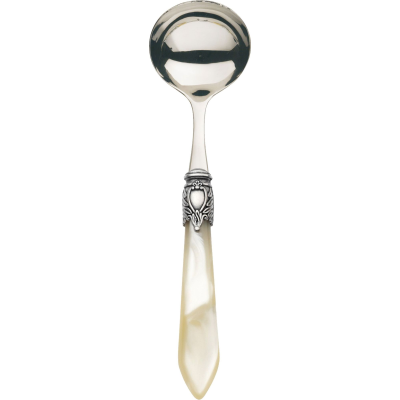 Łyżka do sosów Casa Bugatti Oxford Ivory/Old Silver