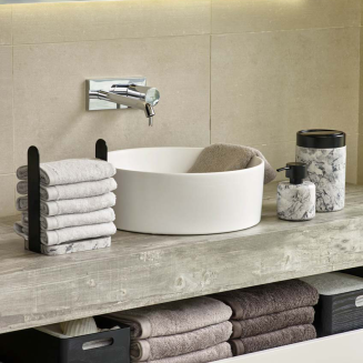 Uchwyt na papier toaletowy Aquanova Nero Alba - 3