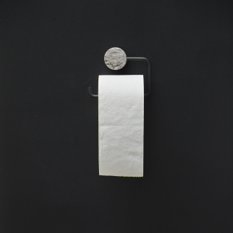 Uchwyt na papier toaletowy Aquanova Nero Alba - 2