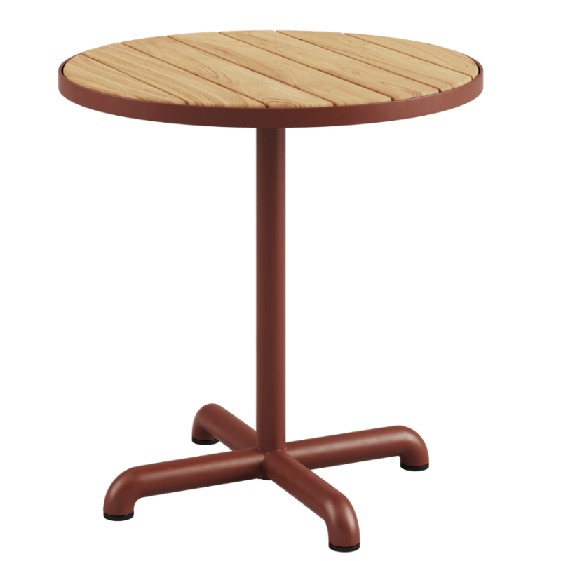 Stolik ogrodowy SACKit Kirra Café Table Chestnut ∅70 cm