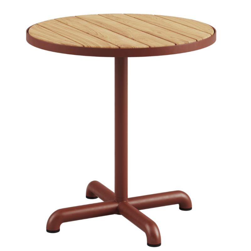 Stolik ogrodowy SACKit Kirra Café Table Chestnut ∅70 cm