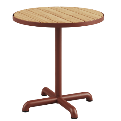  SACKit Kirra Café Table Chestnut ∅70 cm
