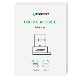 Adapter UGREEN US280 USB-C-USB-A 2.0 (czarny) - 2