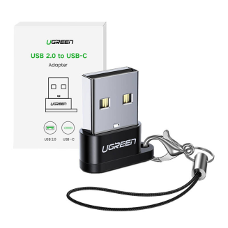Adapter UGREEN US280 USB-C-USB-A 2.0 (czarny) - 3