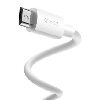 Kabel BASEUS Simple Wisdom USB-A-micro USB 1.5m 2szt. (biały) - 3