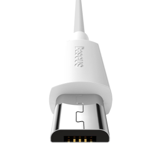  BASEUS Simple Wisdom USB-A-micro USB cable 1.5m 2pcs (white) - 6