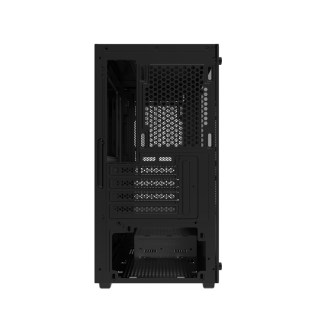  DARKFLASH M305 Mesh Fanless Computer Case (Black) - 9