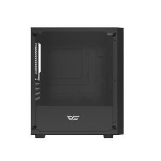  DARKFLASH M305 Mesh Fanless Computer Case (Black) - 6