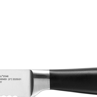 Zestaw 5 noży + nożyce w bloku samoostrzącym Zwilling All * Star Black&Silver - 12