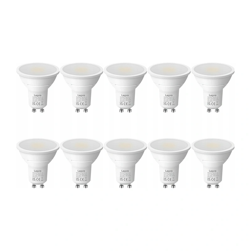 Żarówka LED LEPRO 200081-DW-EU-10 GU10 4,5W 345lm 6500K 100° 10 szt.