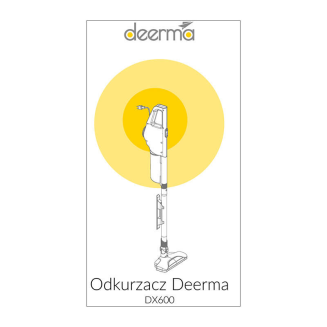 Odkurzacz pionowy Deerma DX600 (czarny) - 8
