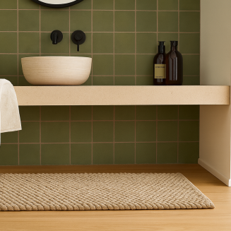 Dywanik łazienkowy Aquanova Onyx Sand 60x60 cm - 2