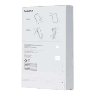 Etui ochronne Baseus Magnetic Crystal Clear do iPhone 13 Pro (transparentne) + szkło hartowane + zestaw czyszczący - 9