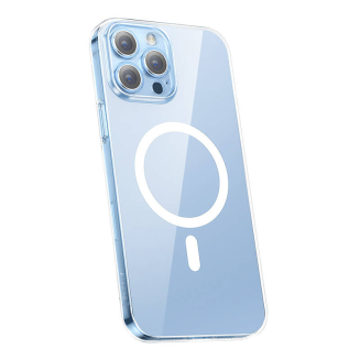 Etui ochronne Baseus Magnetic Crystal Clear do iPhone 13 Pro (transparentne) + szkło hartowane + zestaw czyszczący - 5