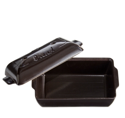  Emile Henry bread baking pan, black, 2.2 l