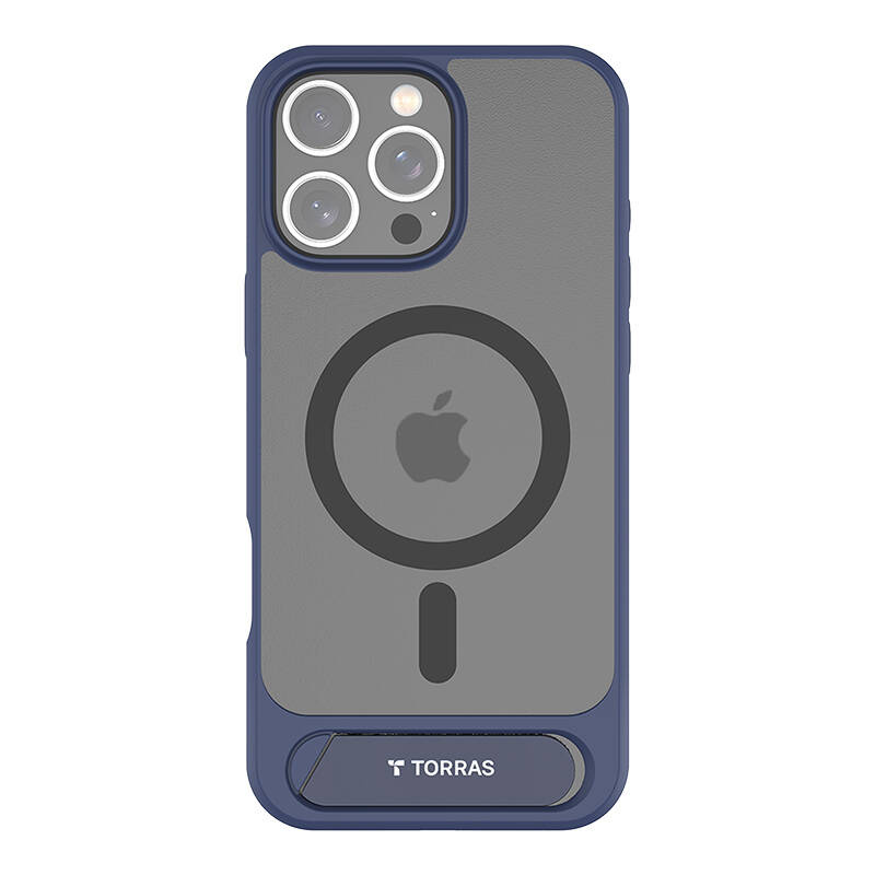  TORRAS Pstand Series Magnetic Case iPhone 16 Pro (Blue)