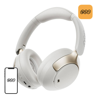  QCY H3 Pro ANC Over-Ear Headphones (White)