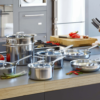 Rondel stalowy z pokrywą Demeyere Industry 5 1.5 l - 3