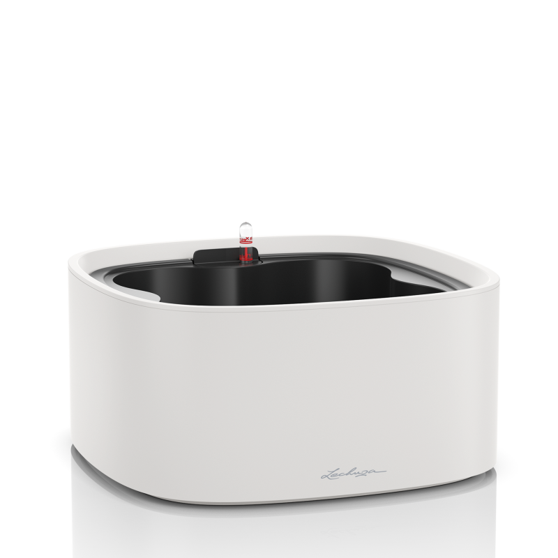  Lechuza Pila Color plant bowl, light gray