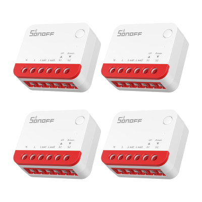  Smart ZigBee roller shutter switch Sonoff MINI-ZBRBS (4-pack)