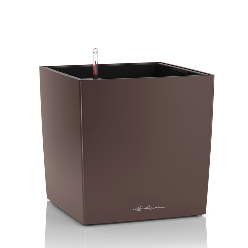  Lechuza Cube Premium 30 flowerpot | 40 | 50 espresso metallic