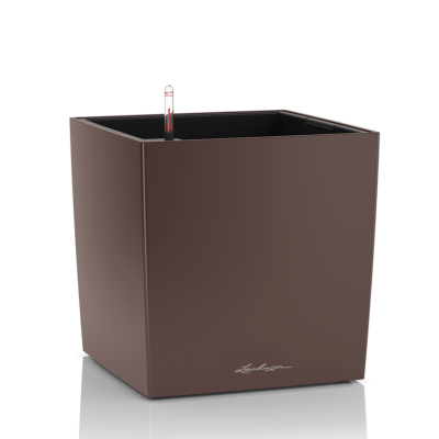 Donica Lechuza Cube Premium 30 | 40 | 50 espresso metallic