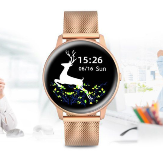 Damski SMARTWATCH G.Rossi SW015-4 Różowe złoto - 15