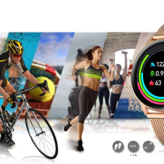 Damski SMARTWATCH G.Rossi SW015-4 Różowe złoto - 16