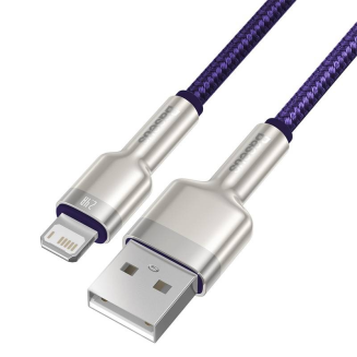 Kabel BASEUS Cafule USB-A-Lightning 1m (fioletowy) - 2