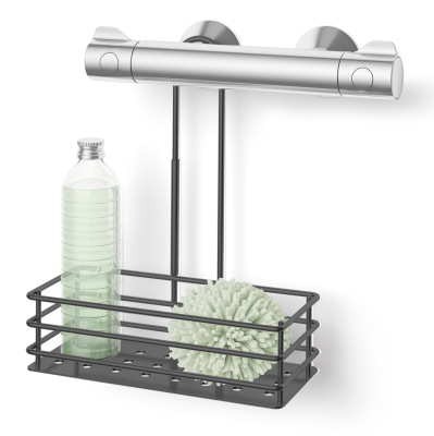  Zack Iparo black hanging shower basket