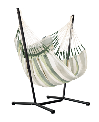 Fotel hamakowy ze stojakiem La Siesta Fiji Outdoor Cedar Comfort