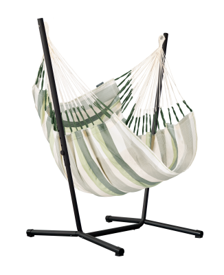 Fotel hamakowy ze stojakiem La Siesta Fiji Outdoor Cedar Comfort