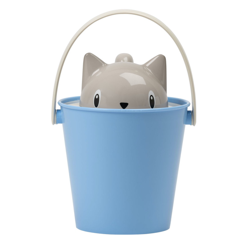 Pojemnik na suchą karmę United Pets Crick szaro-niebieski