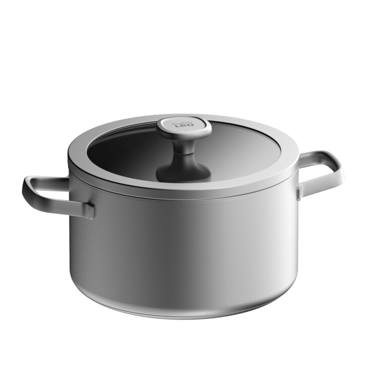 Garnek stalowy z pokrywą BergHOFF Graphite 6 l