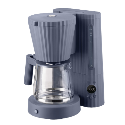 Alessi Plisse gray drip coffee machine