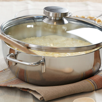 Patelnia głęboka z 2 uchwytami i pokrywką Demeyere Apollo 7 28 cm - 4