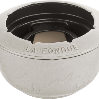 Zestaw do fondue Staub - 20 cm, Biała trufla - 4