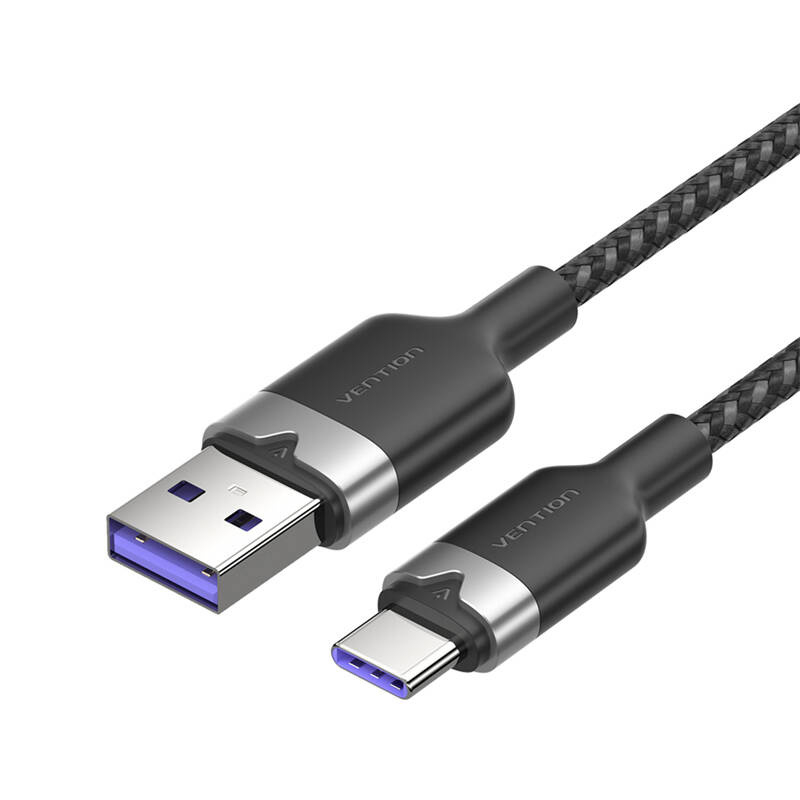 Kabel VENTION CTOBF USB-A-USB-C 1m 6A (czarny)
