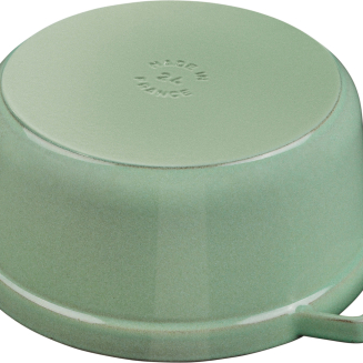  Staub round cast iron pot - 6.7 ltr, mint - 4